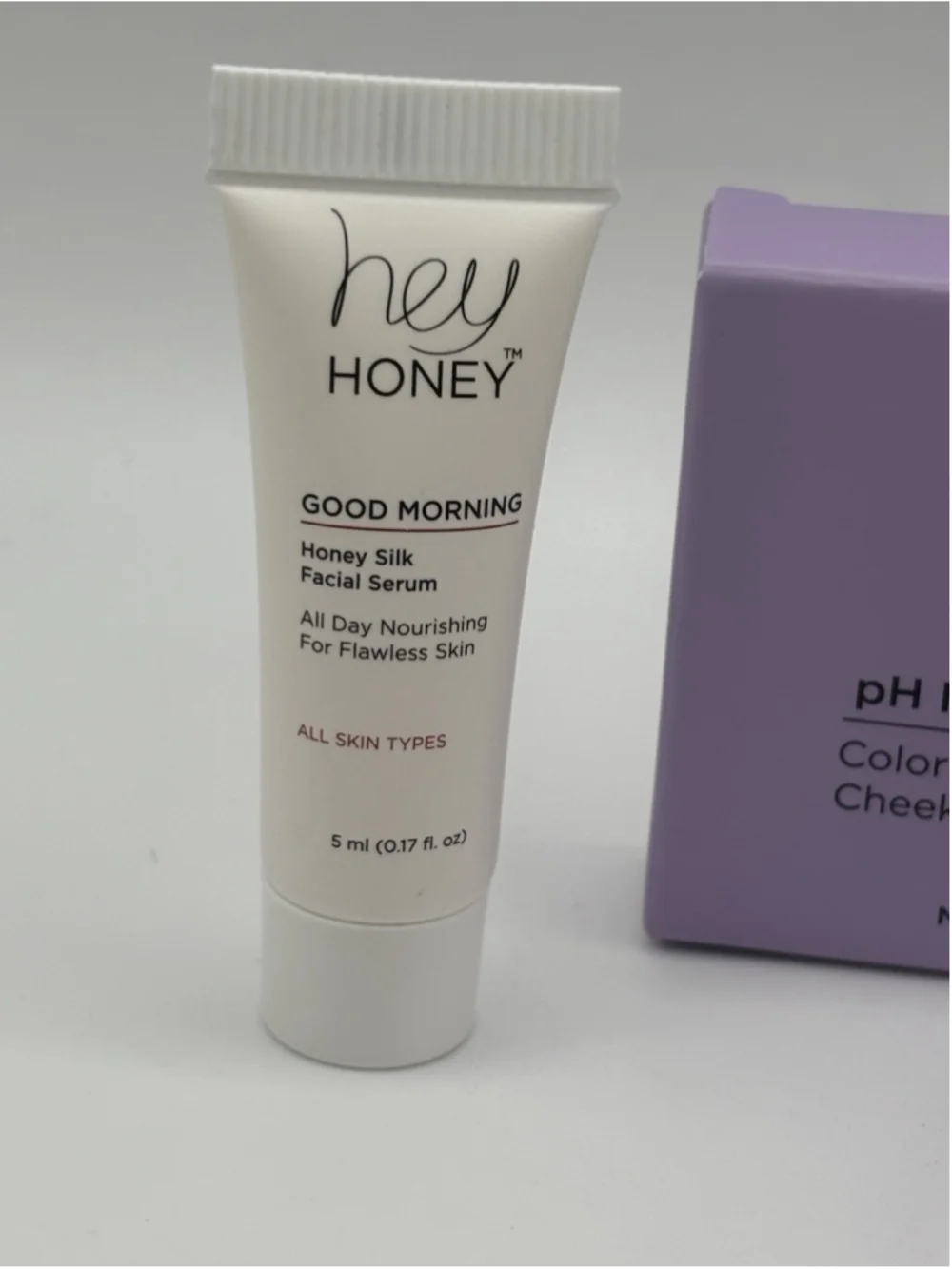 Hey Honey pH Mood Noir Cheek Lip Tint 4g + Good Morning Facial Serum 5ml New